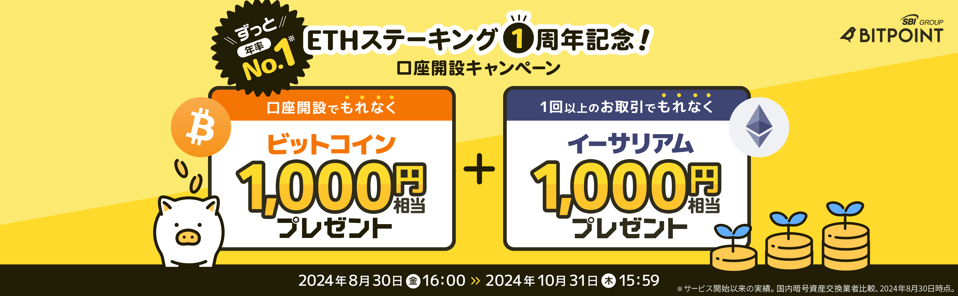 BITPOINTのキャンペーン(2024年9月)